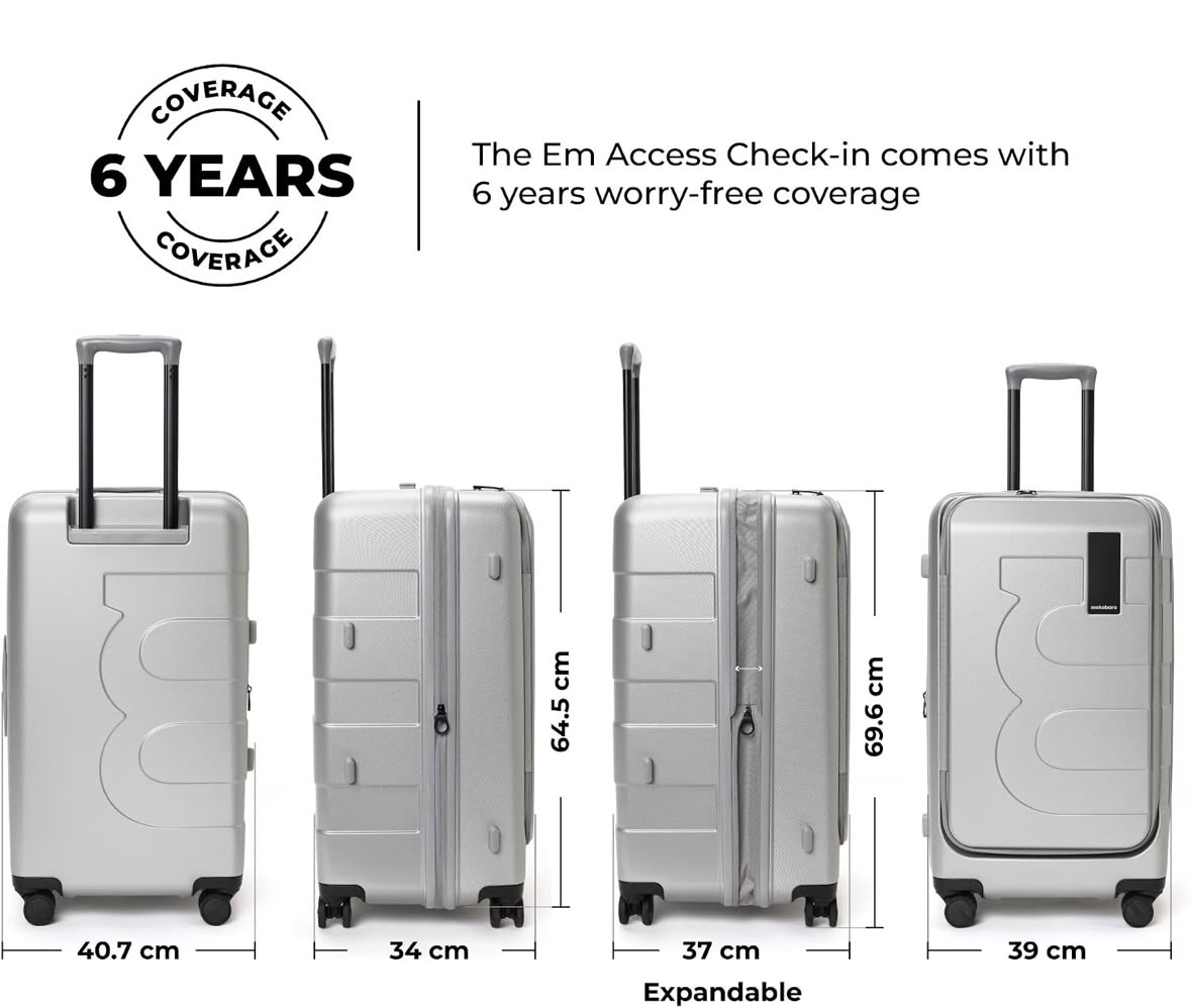 Expandable Polycarbonate Check-In Trolley Bag – 85L to 93L - Image 2
